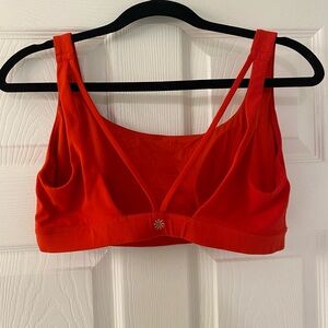 RED Athleta Large Exhale sports bra